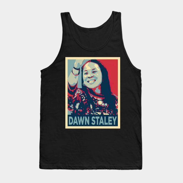 Dawn Staley Women Basketball Tank Top by eldridgejacqueline